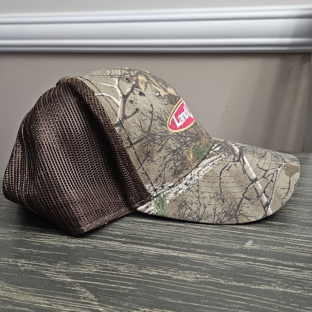 Real Tree Camouflage Ball Cap Hat With Land O' Frost Logo
